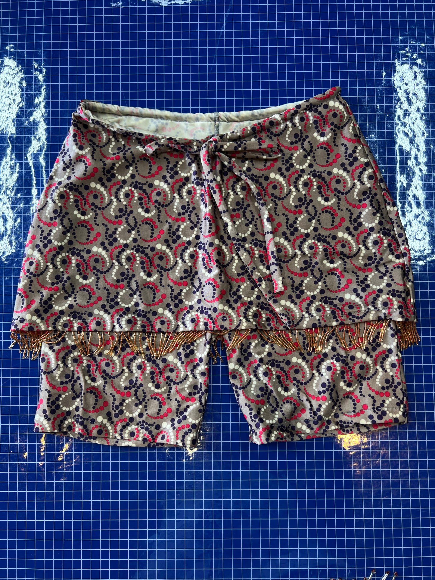 Falda Capri polka